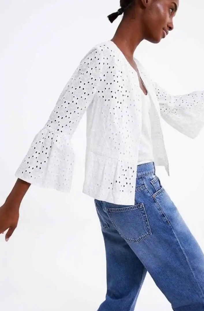 White open jacket online