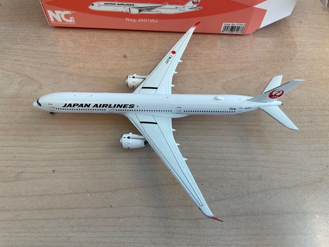 Ng model 1:400 JAL Japan Airlines 日本航空新機A350-1000 JA01WJ 