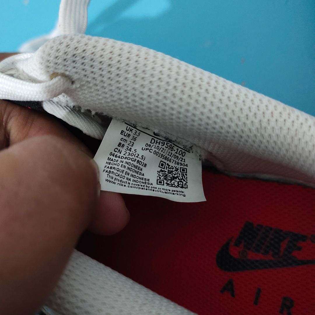 Nike AIR FORCE 1 07 LV8 UK 3.5 CM 23 Men s Fashion Footwear