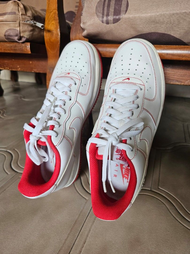 Air force 1 shop low university red