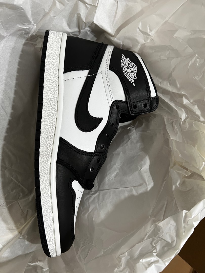 Nike Air Jordan 1 Black White Men s Fashion Footwear Sneakers
