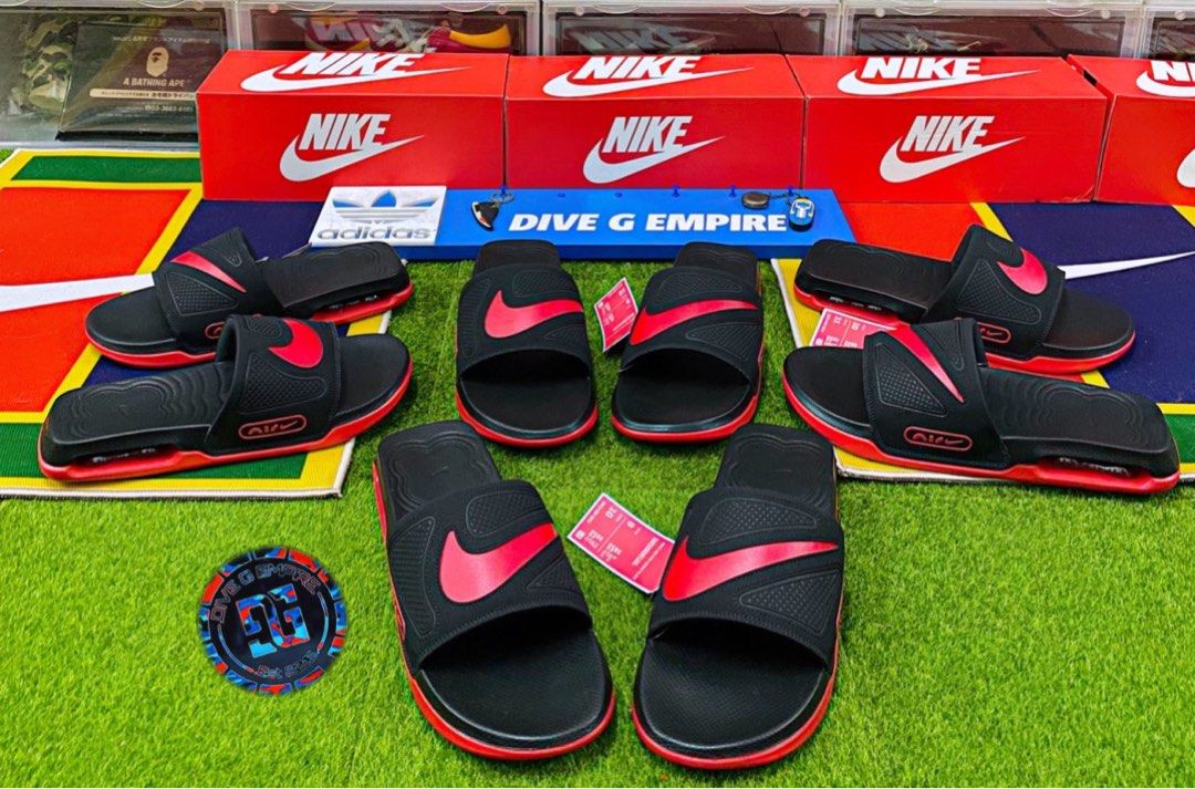 Nike sales slipper red