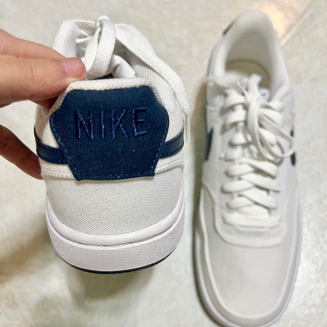 Nike Men #39 s Court Vision Low Canvas Shoes White on Carousell