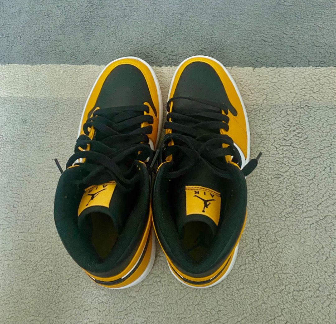 Nike Air Jordan Mid Dunk yellow original Men s Fashion