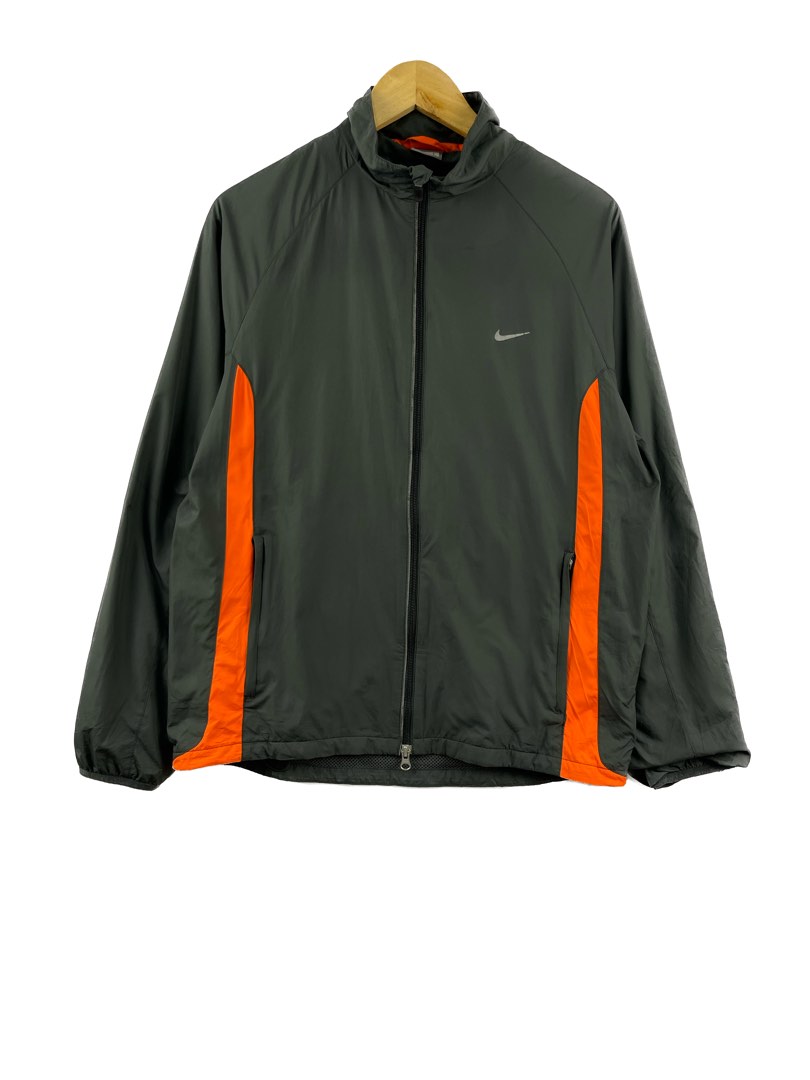 Orange deals windbreaker nike