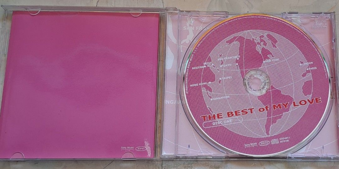 T Connection The Best Of My Love NO:0708# 李玟 COCO THE BEST OF MY LOVE 第1張全紀錄精選 DISC ONE 正版CD, 書籍、休閒與玩具