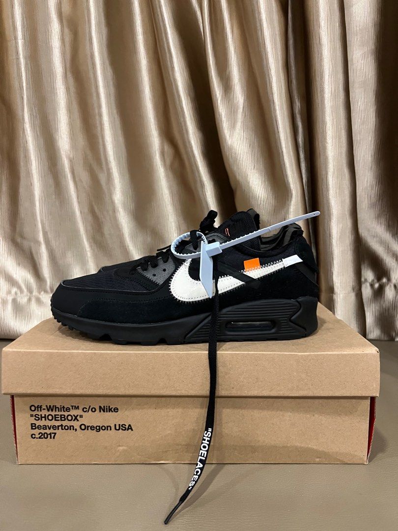 Off white air online max 90 black laces