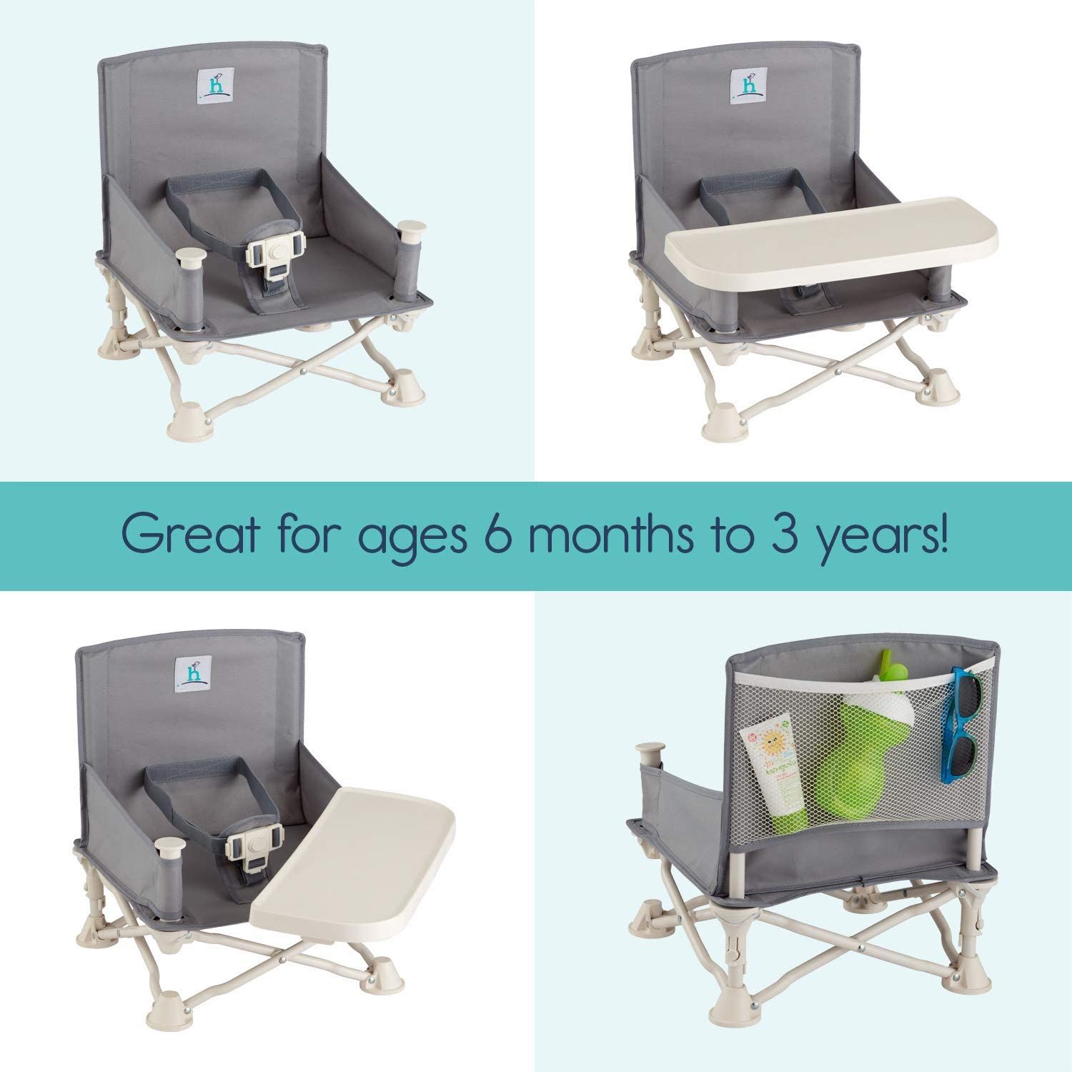 Portable booster seat with tray shop