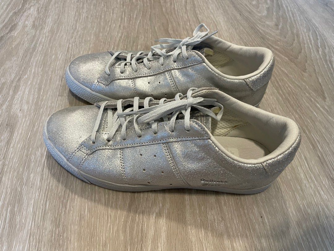 🌟🌟🌟 Onitsuka Tiger Metallic Silver Sneakers Size EU39 US6 24.5