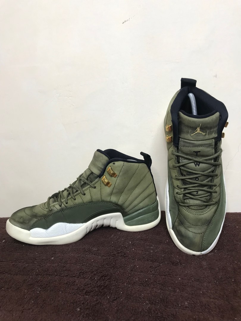 Jordan 12 army green store