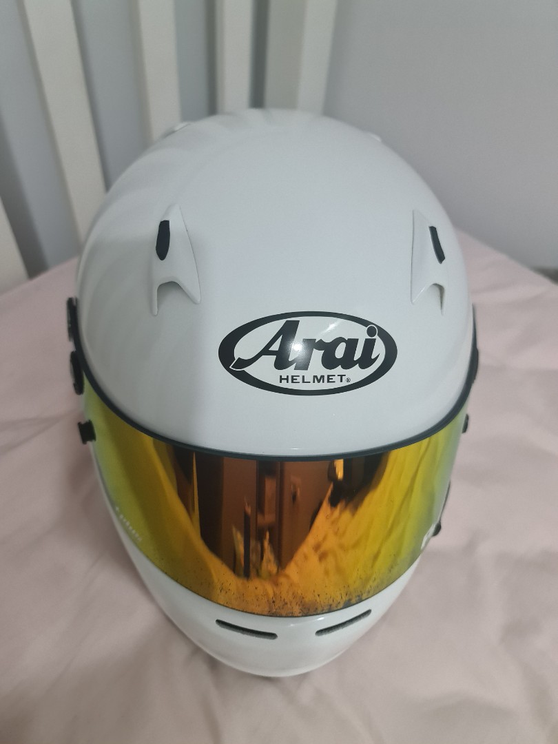 ORIGINAL Arai Racing Helmet SK6 SK-6 GO Kart Karting FMV+ Tinted Visor ...