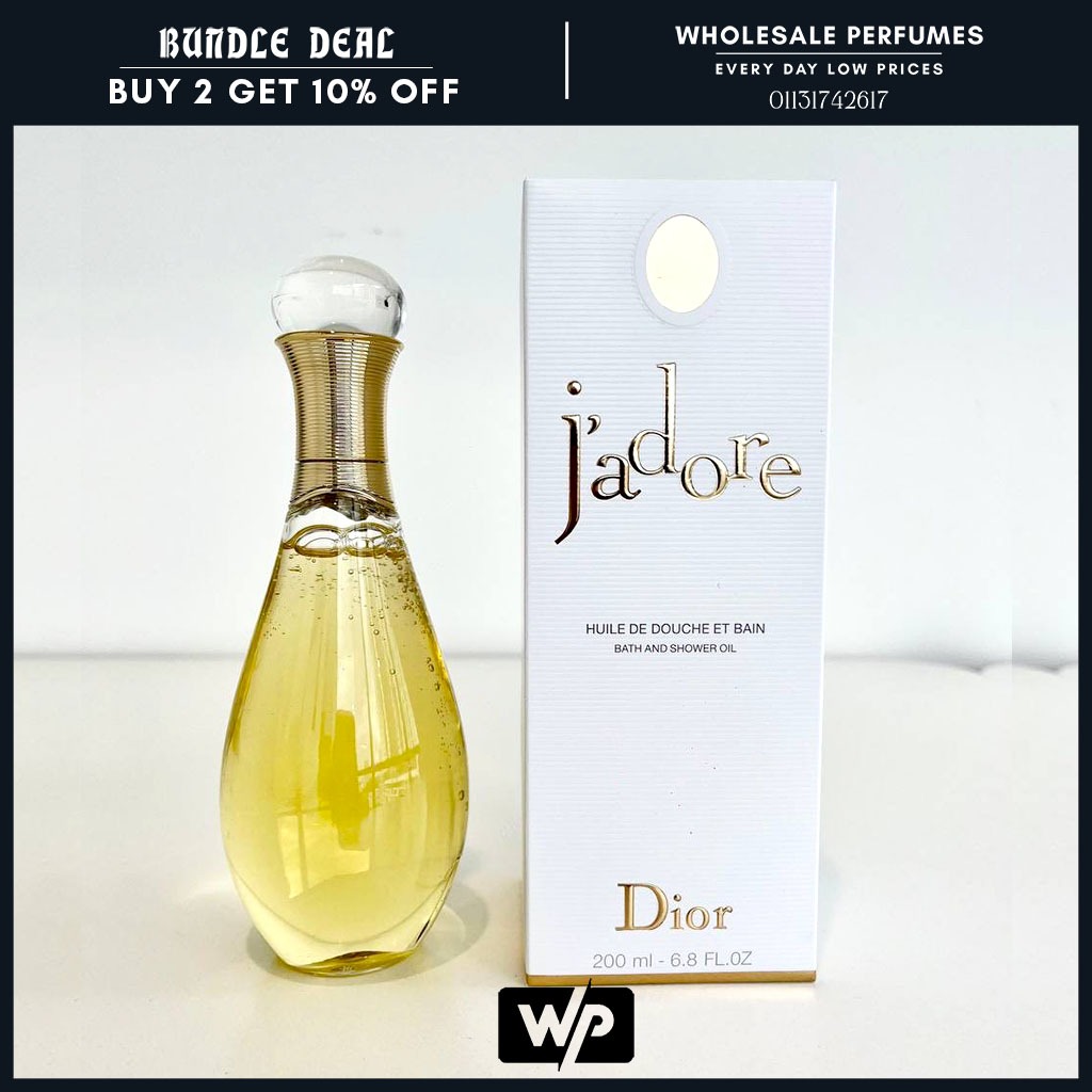 [ORIGINAL] DIOR J'ADORE BATH AND SHOWER OIL 200ML, Beauty & Personal