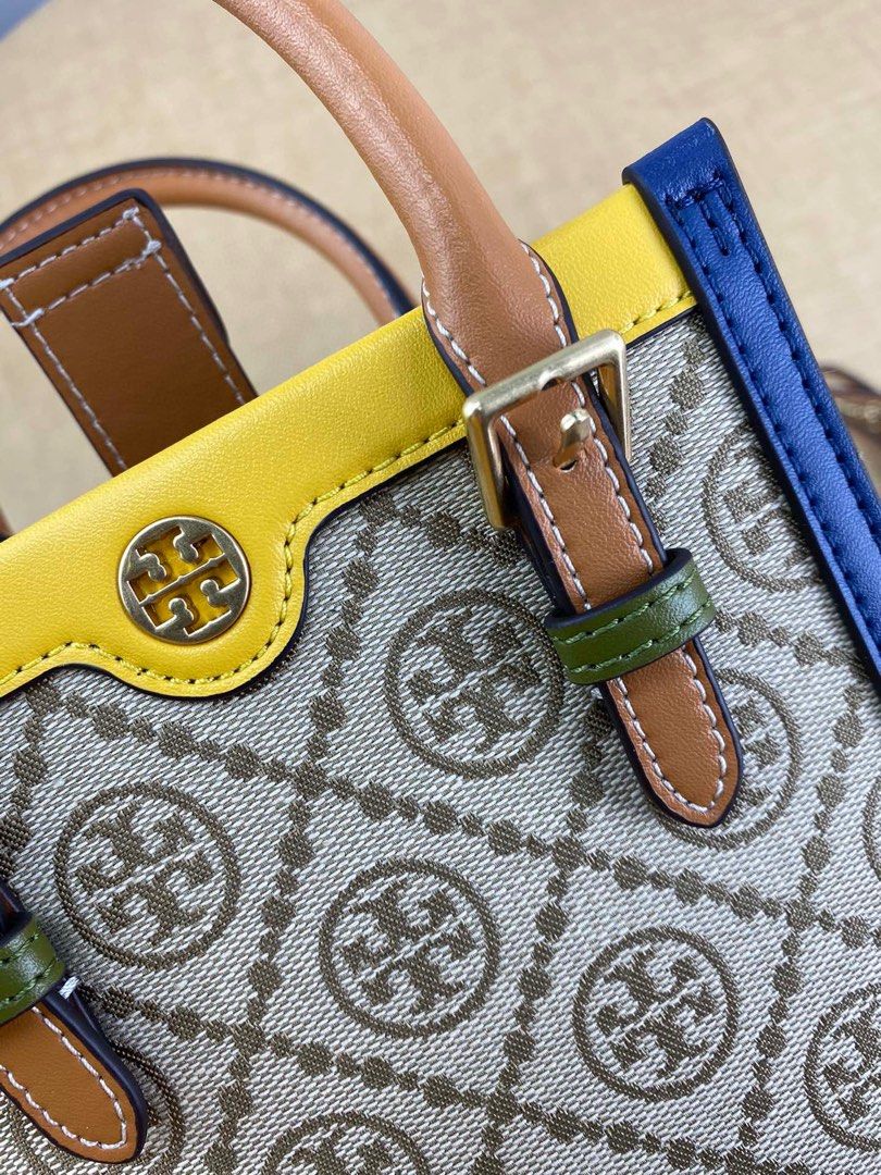 Original order TORY BURCH T MONOGRAM JACQUARD MINI N/S TOTE, Women's