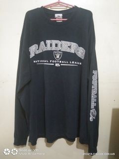 Raiders NFL crewneck long sleeve shirt