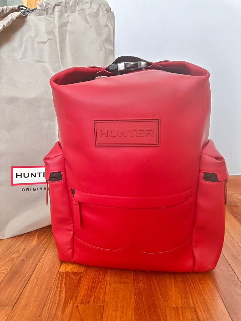Original Top Clip Backpack Rubberised Leather Men s Fashion