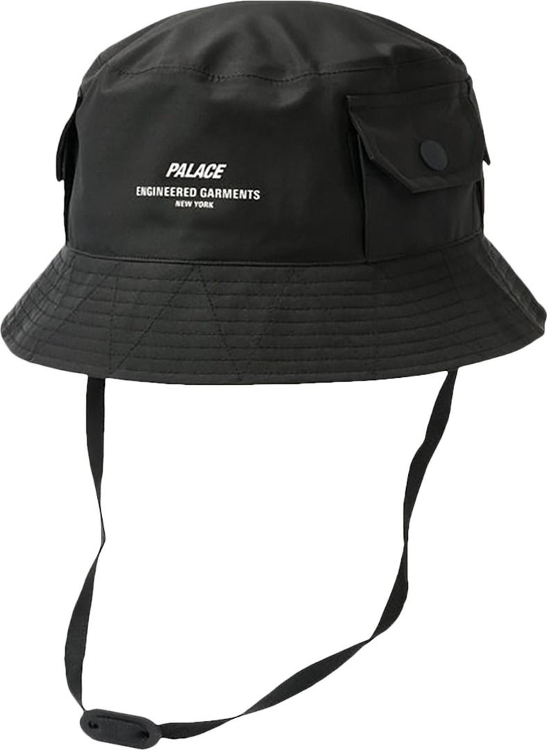 PALACE ENGINEERED GARMENTS バケットハット ブラック ブラックS/M】PALACE × EG EXPLORER BUCKET