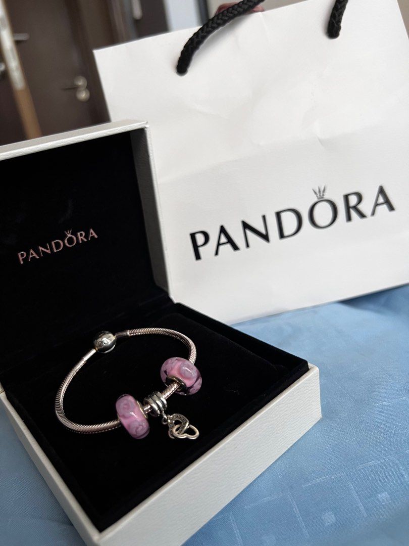 Pandora Valentine Bracelet Luxury Accessories on Carousell