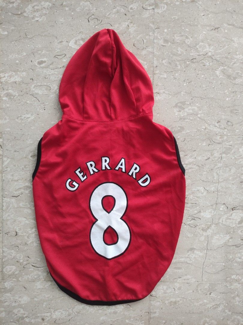 Steven Gerrard Pet Dog Liverpool football Jersey