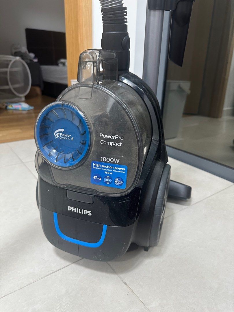 Philips Power Pro Compact 1800w vacuum, TV & Home Appliances, Vacuum ...