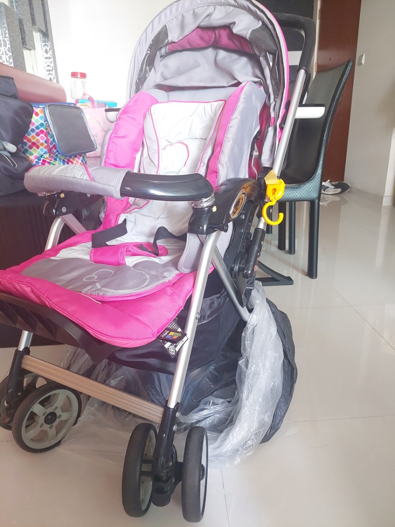 Pink Stroller, Babies & Kids, Going Out, Strollers on Carousell