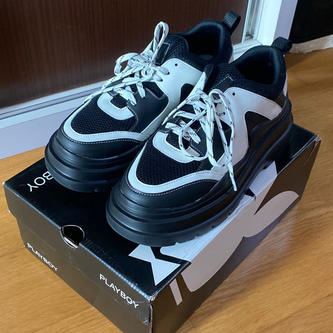Playboy platform sneakers discount
