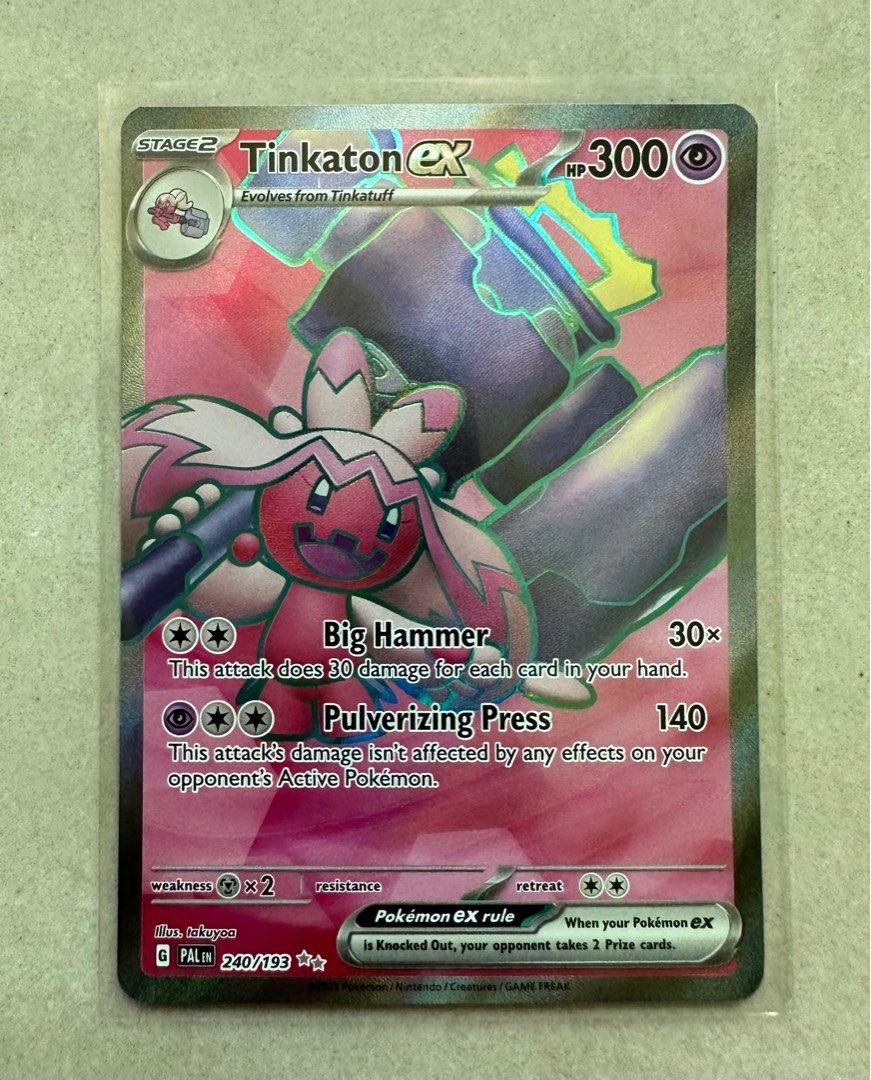Pokmon paldea evolved Tinkaton full art SR card, Hobbies & Toys, Toys & Games on Carousell Pokmon paldea evolved Tinkaton full art SR card, Hobbies & Toys, Toys & Games on Carousell
