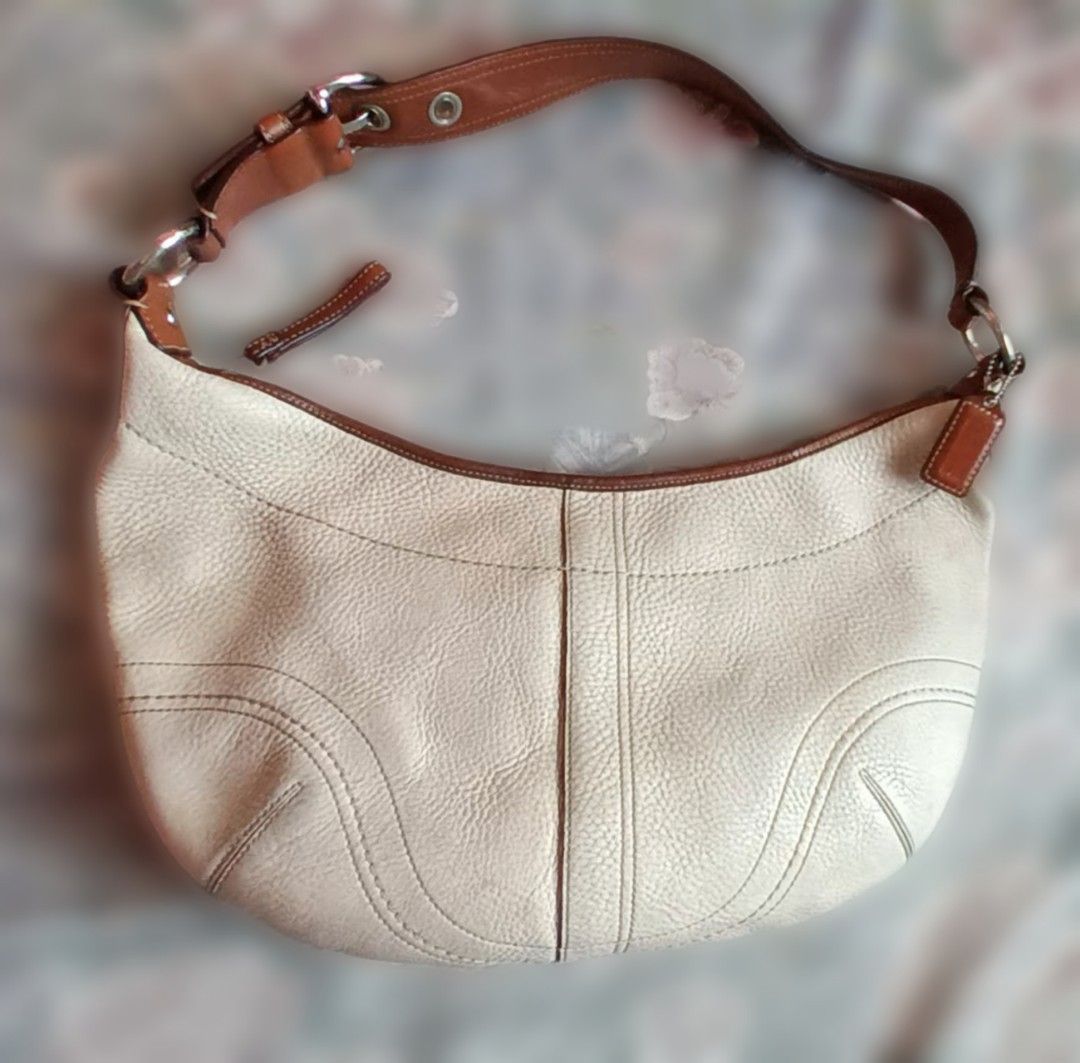 Vintage MK Studded Leather Hobo Bag 3270 Preloved Coach Medium 