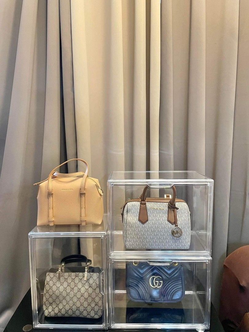 Acrylic bag best sale storage