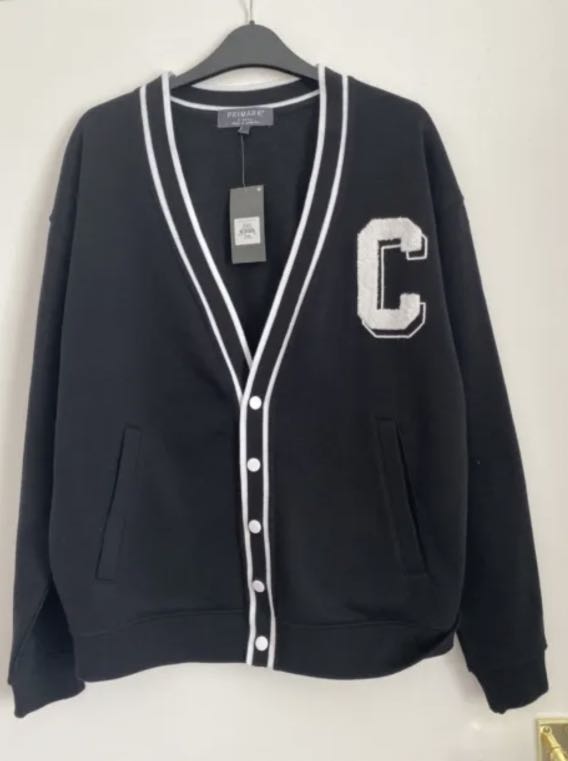 primark varsity cardigan, Women's Fashion, Coats, Jackets and Outerwear