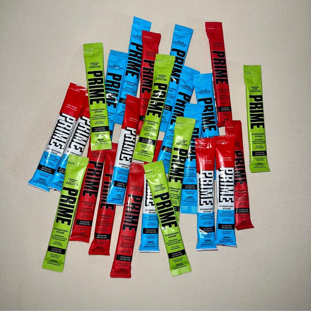Prime Sitcks Prime Hydration Sticks PER STICK by KSI and Logan Paul, Food & Drinks ...