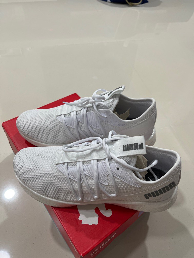 puma white shoes new