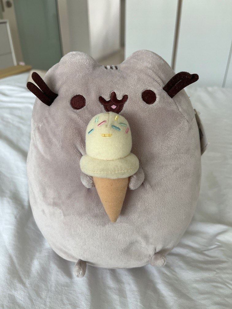 pusheen holding ice cream Hobbies Toys Toys Games on Carousell