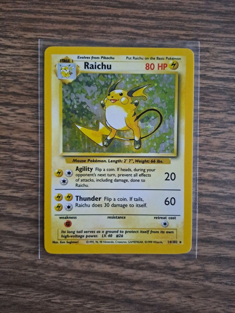 holographic raichu pokemon card value NM】Dark Raichu Neo Discovery Holo Old Back – japanmaster