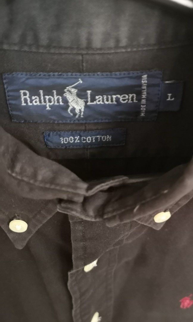Ralph Lauren polo long sleeves (Category: Tshirts & Polo Shirts ) located in Mandaluyong City. Submitted by japs2 (Listing ID 1241869378, Image 3). Description: Ralph Lauren polo long sleeves (surplus) Black Medium W 18inches L 27.5inches Mandaluyong area.