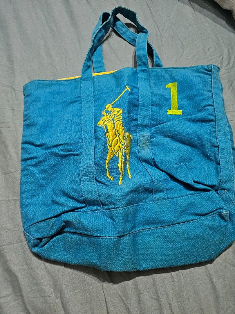 Ralph lauren blue hotsell tote