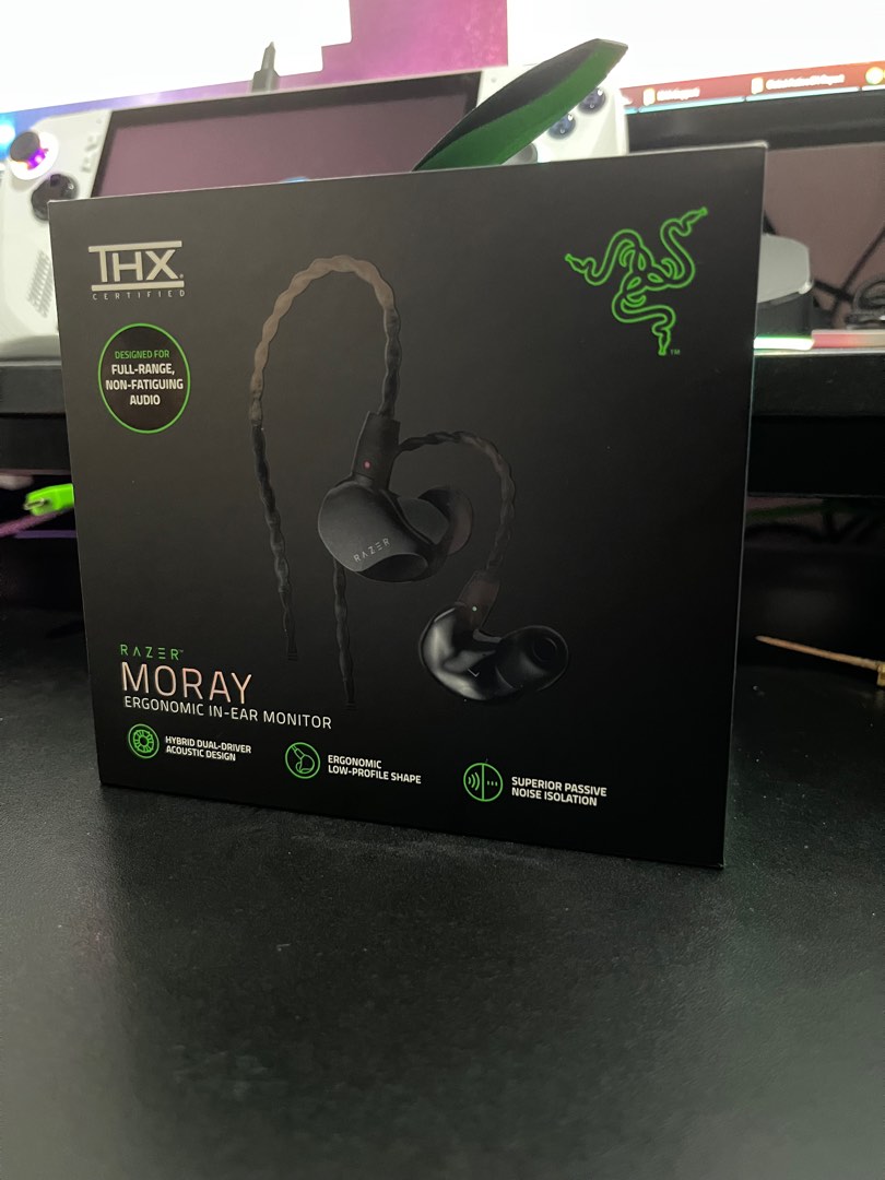 Razer Moray IEM, Audio, Earphones on Carousell