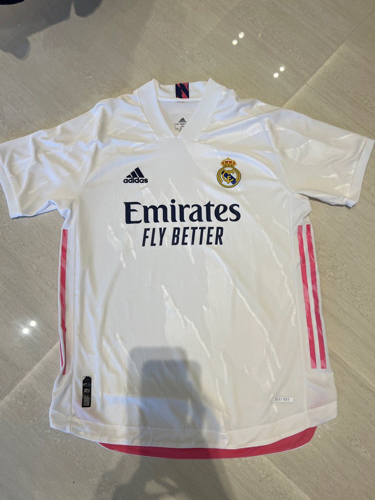 Real Madrid player version home jersey, Men's Fashion, Activewear on