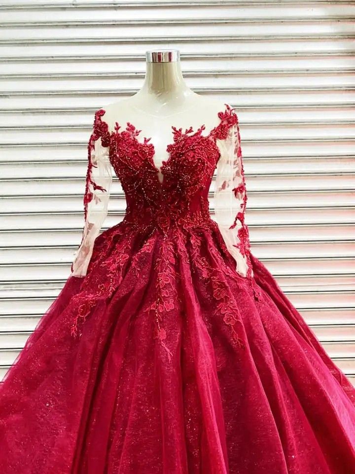 Red Cinderella Ballgown – Karlene Lindsay Designs LLC