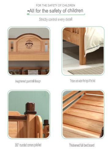 Red Sandalwood Bunk Bed Bunk Bed All Solid Wood Bunk Bed Children S
