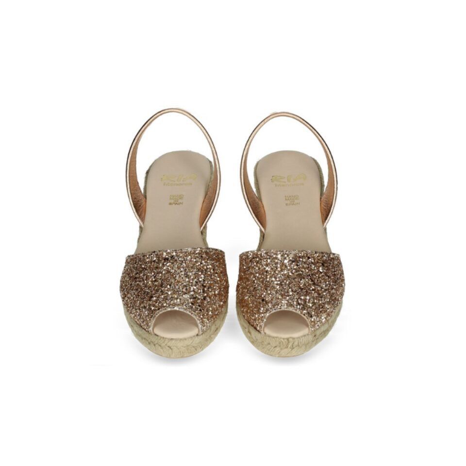White glitter wedges best sale