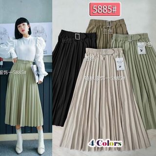 Rok plisket 7/8