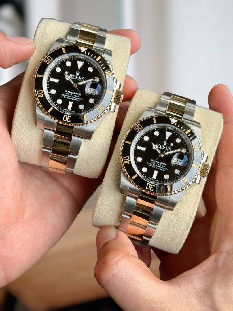 ROLEX SUBMARINE DATE HALF GOLD 116613LN 40MM