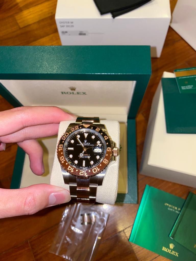 Rolex watch Rolex root beer Rolex rootbeer two tone rose