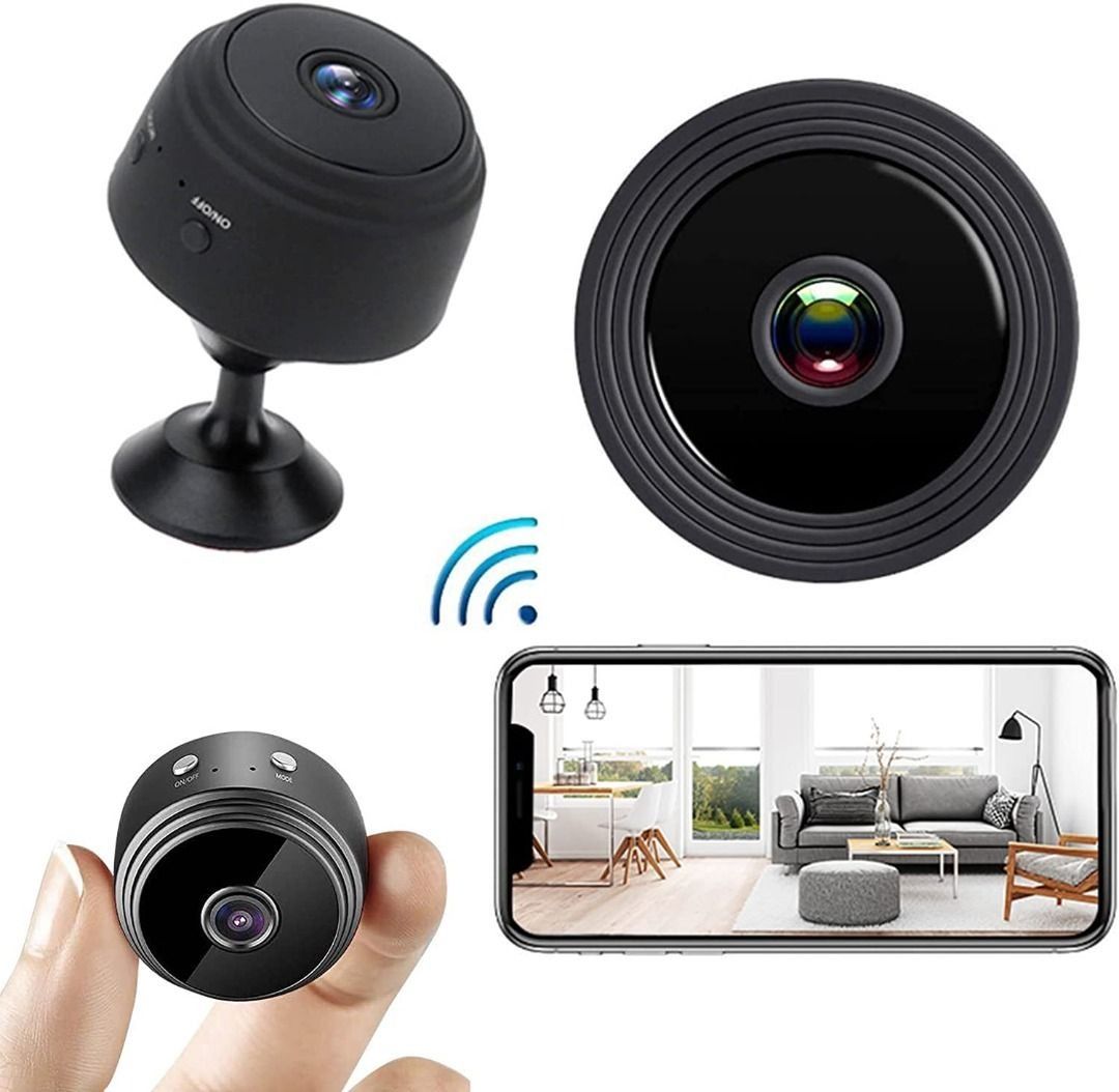 Mini Magnetic Full HD Home Security Camera - WiFi, IP