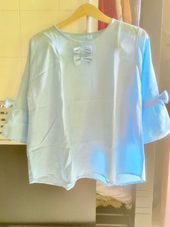 SALE Sky Blue Tops / Atasan Biru Langit
