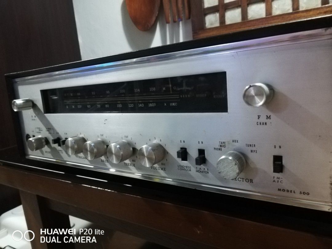 Sansui 500 tube receiver, Audio, Other Audio Equipment on Carousell