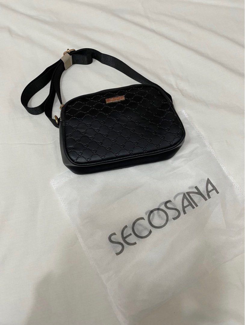 Secosana sling bag black hot sale
