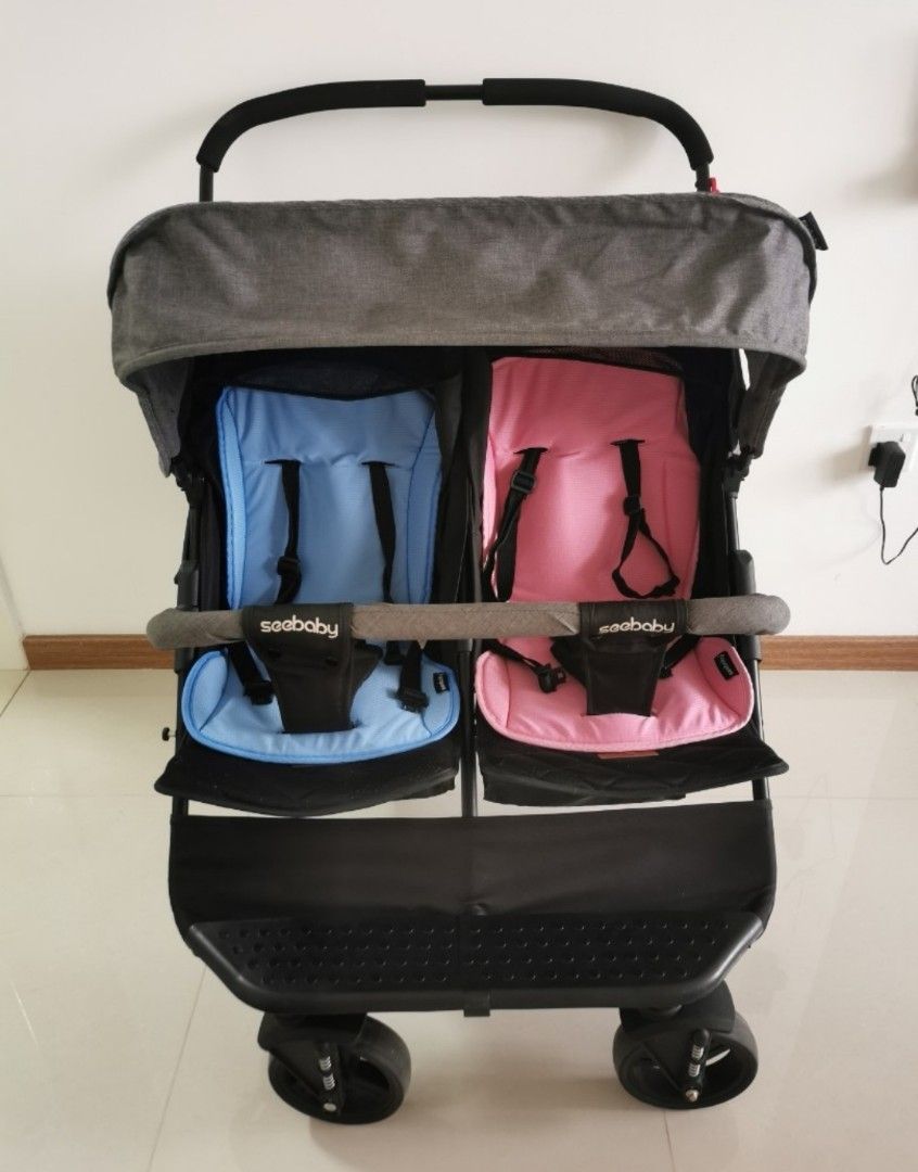 Seebaby double stroller t22 review hot sale