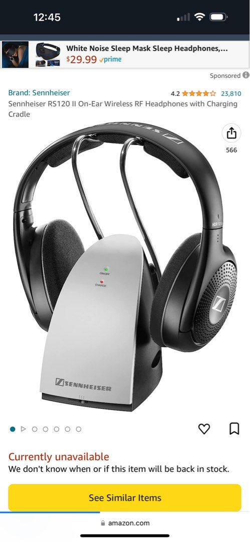 Auriculares sennheiser sales rs 120 ii