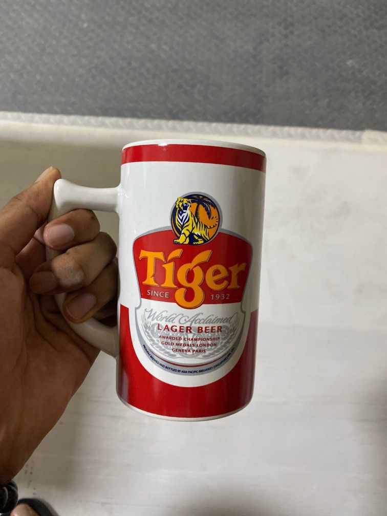 Sg 50 Tiger Beer mug, Hobbies & Toys, Memorabilia & Collectibles